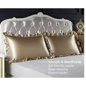 NEW Stonecrest 2 Satin Carmel Queen Pillowcase